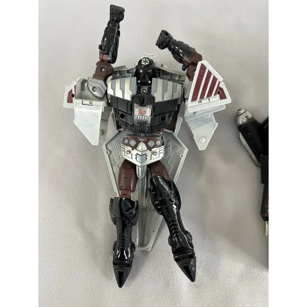 Lot 2 Transformers Hasbro Mega Power Bots Optimus Prime Kids Toy  Lights Up 2008